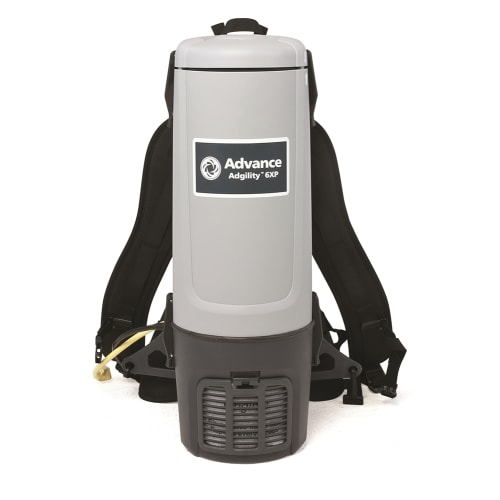 Advance Nilfisk Adgility 6XP 6 Quart Backpack Vacuum with 4.5 Inch Hose and Tools